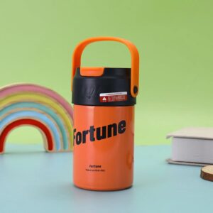 Stainless Steel Insulated Sipper Cum Bowl With Infuser & Handle | Airtight & Leakproof | Double Wall | 550 ML | Assorted Colors | Box Packing 1 pc