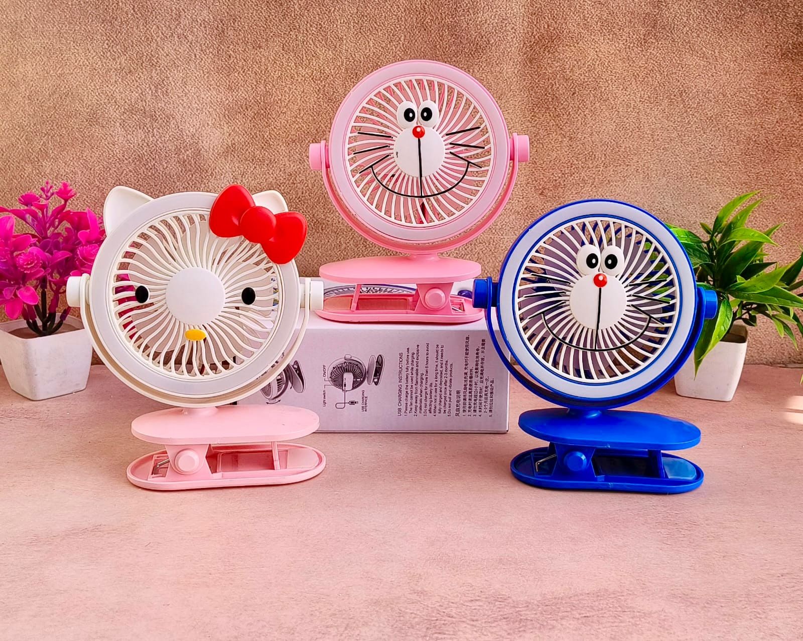 Mini USB Rechargeable Hand Fan -1 Pc