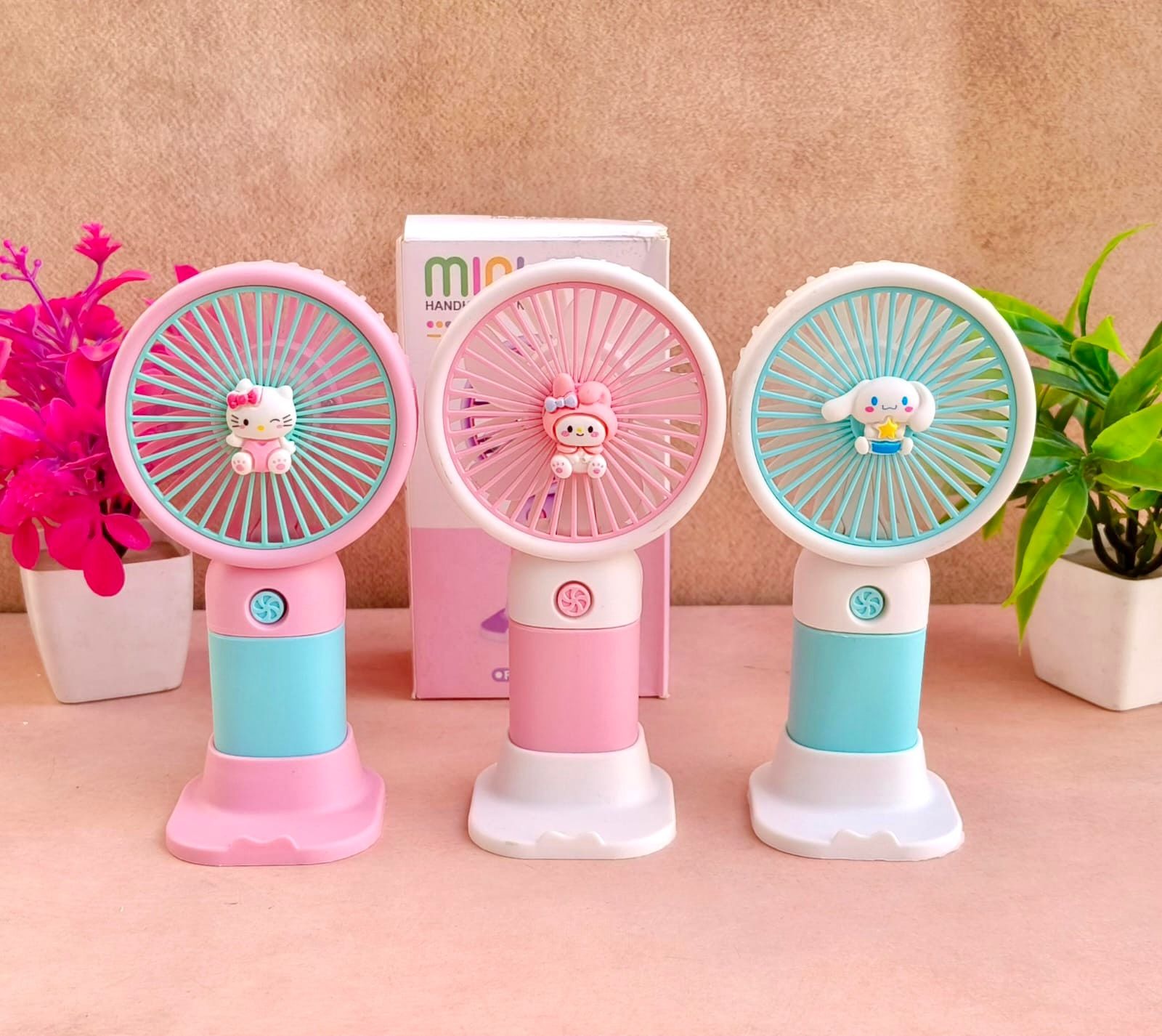 Mini USB Rechargeable Hand Fan -1 Pc